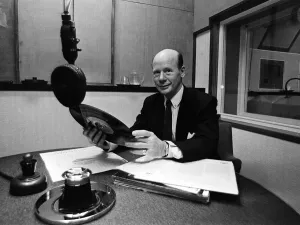 Roy Plomley BBC Radio Presenter of Desert Island Discs Jan 1967 on the 25th Roy Plomley BBC Radio Presenter of Desert Island Discs Jan 1967 on the 25th