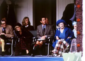 The Royal Family watching Braemar Highland Games 1987 The Royal Family watching Braemar Highland Games 1987