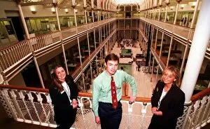 Images Dated 21st October 1998: Royal museum of Scotland, October 1998, l to r Emma McCartney, head of visitor services