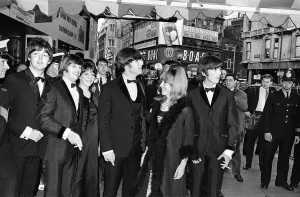 Royal premiere of The Beatles new film Help! at the London Pavillion in Piccadilly circus Royal premiere of The Beatles new film Help! at the London Pavillion in Piccadilly circus