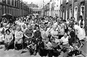 Royal Wedding Celebrations In Ulster July 1981 Residents of Sugarfield Street Royal Wedding Celebrations In Ulster July 1981 Residents of Sugarfield Street