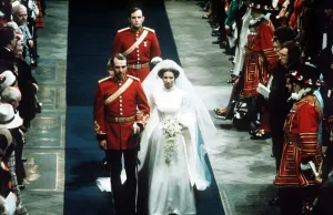 Royal Wedding Princess Anne and Captain Mark Phillips Leaving church after Royal Wedding Princess Anne and Captain Mark Phillips Leaving church after