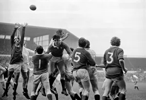 Rugby: Wales vs. England. The Rugby match Wales vs. England took place at Cardiff Arms Rugby: Wales vs. England. The Rugby match Wales vs. England took place at Cardiff Arms