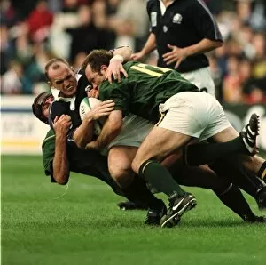 Images Dated 3rd October 1999: Rugby World Cup 1999 - Pool A - Scotland v South Africa Scotland