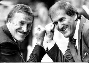 Russ Abbot 40th birthday. Pictured with Bruce Forsyth Russ Abbot 40th birthday. Pictured with Bruce Forsyth