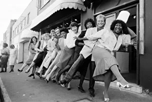 Rustie Lee outside her new restaurant in Hurst Street, Birmingham. 11th October 1985 Rustie Lee outside her new restaurant in Hurst Street, Birmingham. 11th October 1985