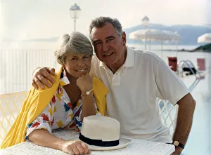 Ruth Rendell mysteries stars George Baker and screen wife on location in Corsica Ruth Rendell mysteries stars George Baker and screen wife on location in Corsica
