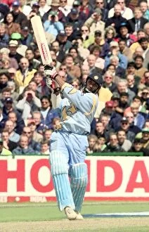 Images Dated 8th June 1999: Sachim Tendulkar of India June 1999 On His Way To 50 India vs Pakistan