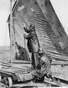 The sail railway between Spurn Head and Kilnsea on the Yorkshire coast The sail railway between Spurn Head and Kilnsea on the Yorkshire coast