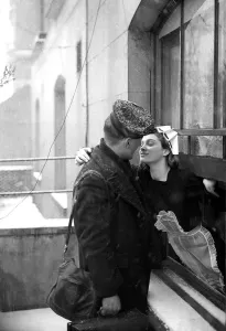 Sailor kissing a Girl goodbye as he leaves for the active service Women fulfilling Sailor kissing a Girl goodbye as he leaves for the active service Women fulfilling