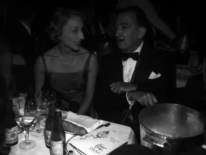 Salvador Dali and Mrs Weisweller 29/12/57 K3 Salvador Dali and Mrs Weisweller 29/12/57 K3