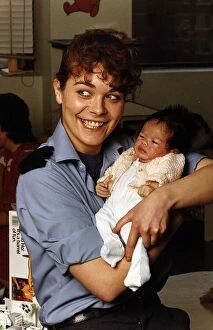 Images Dated 3rd May 1990: Samantha Beckinsale the actress from Londons burning A©Mirrorpix