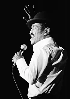 Sammy Davis Jnr, performs in England, for executives and their partners of Datuns' Sammy Davis Jnr, performs in England, for executives and their partners of Datuns'