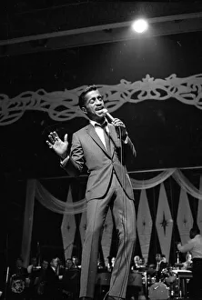 Sammy Davis Jnr. rehearsing for the 1966 Royal Variety Show. 14th November 1966 Sammy Davis Jnr. rehearsing for the 1966 Royal Variety Show. 14th November 1966