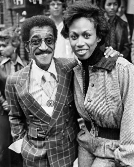 Sammy Davis Jnr with his wife Altovise days before performing in an aid of the British Sammy Davis Jnr with his wife Altovise days before performing in an aid of the British