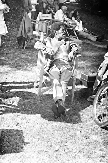 Sammy Davis Junior takes a break from filming at Eastnor Castle Ledbury Sammy Davis Junior takes a break from filming at Eastnor Castle Ledbury