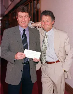 Sandy Jardine with Tony Roper actor December 1997 Former Rangers player Sandy won a day Sandy Jardine with Tony Roper actor December 1997 Former Rangers player Sandy won a day