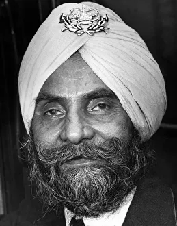 Sant Singh Shattar, Royal Mail Postal Worker, pictured 6th October 1960 Sant Singh Shattar, Royal Mail Postal Worker, pictured 6th October 1960