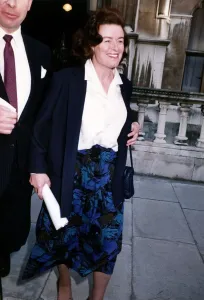 Sarah Keays Ex Mistress of Conservative politician Cecil Parkinson leaving the High Court Sarah Keays Ex Mistress of Conservative politician Cecil Parkinson leaving the High Court