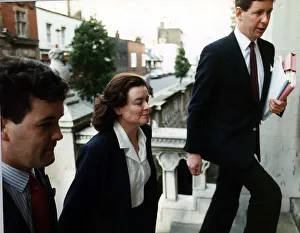 Sarah Keays who had an affair with Cecil Parkinson arrives at High Court Sara Keays who Sarah Keays who had an affair with Cecil Parkinson arrives at High Court Sara Keays who
