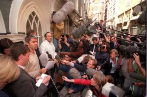 THE SCENE OUTSIDE THE SPICE GIRLS SOLICITORS IN ST CHRISTOPHERS PLACE OF OXFORD STREET THE SCENE OUTSIDE THE SPICE GIRLS SOLICITORS IN ST CHRISTOPHERS PLACE OF OXFORD STREET