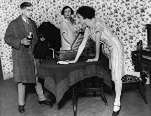 Scene from the play Cautious Campbell. 31 JuLy 1927 Scene from the play Cautious Campbell. 31 JuLy 1927
