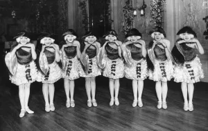 Scene from the play Clowns in Clover. 21 December 1927 Scene from the play Clowns in Clover. 21 December 1927
