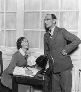 Scene from the play The Squeaker. 3rd June 1928 Scene from the play The Squeaker. 3rd June 1928