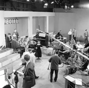 Behind the Scenes, on the set of BBC TV Programme, Six-Five Special Behind the Scenes, on the set of BBC TV Programme, Six-Five Special
