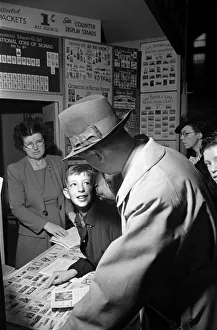 School boys at the 1948 Model Engineer Exhibition at Seymour Hall, London School boys at the 1948 Model Engineer Exhibition at Seymour Hall, London