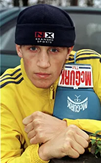 Scott Dixon boxer February 1998 with McGurk belt Scott Dixon boxer February 1998 with McGurk belt