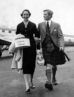 Scottish actor James Copeland and June Wheeler. 30th August 1954 Scottish actor James Copeland and June Wheeler. 30th August 1954