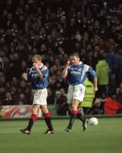 Scottish Coca Cola Cup Final at Parkhead. Rangers 4 v Heart of Midlothian 3 Scottish Coca Cola Cup Final at Parkhead. Rangers 4 v Heart of Midlothian 3