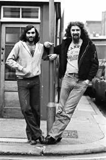 Billy Connolly Meets George Best at the Grovenor Hotel Print