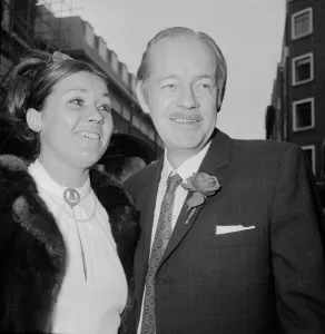 Scottish thriller writer Alistair MacLean after his wedding to Mary Marcelle Georgeus Scottish thriller writer Alistair MacLean after his wedding to Mary Marcelle Georgeus