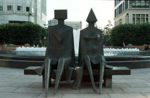 Sculpture of Couple On Seat by Lynn Chadwick Sep 1999 is part of The Shape of Sculpture of Couple On Seat by Lynn Chadwick Sep 1999 is part of The Shape of