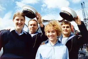 Sea cadets were given the chance to go aboard the HMS Jupiter Sea cadets were given the chance to go aboard the HMS Jupiter