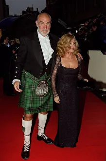 Sean Connery Actor April 98 Arriving for the BAFT Aawards 1998 with wife Sean Connery Actor April 98 Arriving for the BAFT Aawards 1998 with wife