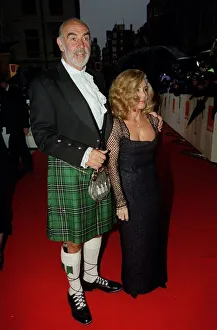 Sean Connery Actor April 98 Arriving at the BAFTA awards 1998 with his wife Sean Connery Actor April 98 Arriving at the BAFTA awards 1998 with his wife