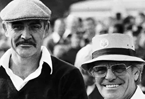 Sean Connery actor with Dickie Henderson comedian at Bob Hope Golf Classic Sean Connery actor with Dickie Henderson comedian at Bob Hope Golf Classic
