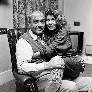 Sean Connery Actor and his wife Micheline. 1981 Sean Connery Actor and his wife Micheline. 1981