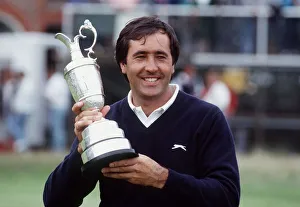 Seve Ballesteros with 1988 British Open trophy July 1988 Seve Ballesteros with 1988 British Open trophy July 1988