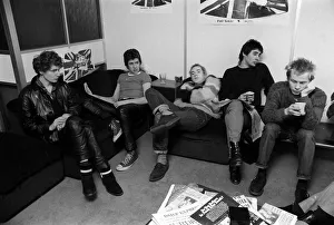 Sex Pistols at EMI press conference December 1976 EMI ended Sex Pistols at EMI press conference December 1976 EMI ended