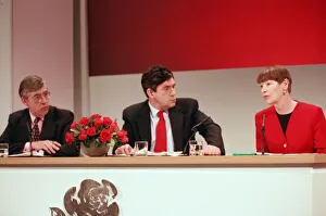 Shadow Home Secretary Jack Straw, Shadow Chancellor of the Exchequer Gordon Brown Shadow Home Secretary Jack Straw, Shadow Chancellor of the Exchequer Gordon Brown