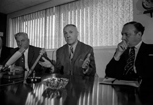 Bill Shankly football manager retires. July 1974 Bill Shankly football manager retires. July 1974
