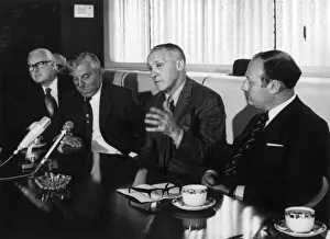 Bill Shankly Liverpool manager announces his retirement July 1974 Bill Shankly Liverpool manager announces his retirement July 1974