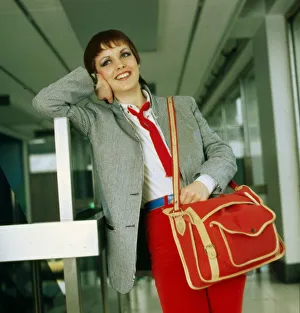 Sheena Easton at Glasgow Airport March 1980 Sheena Easton at Glasgow Airport March 1980