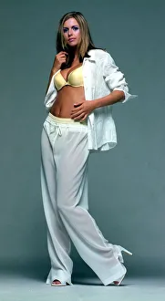 Sheer Fashion feature July 1998 Model Gillian Stevenson wears lemon bra Sheer Fashion feature July 1998 Model Gillian Stevenson wears lemon bra