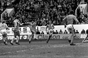 Sheffield Wednesday 3 v. Luton 1. Division Two Football. April 1981 MF02-14-038 Sheffield Wednesday 3 v. Luton 1. Division Two Football. April 1981 MF02-14-038