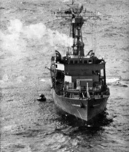 Ship: India. Weather Ship. December 1969 P005364 Ship: India. Weather Ship. December 1969 P005364
